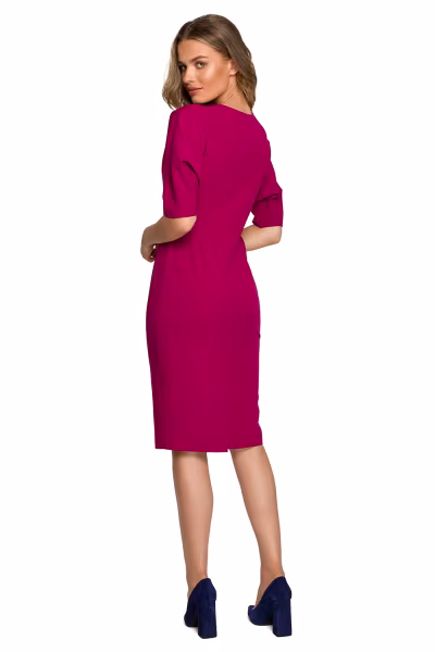 Sukienka Model S313 Śliwka - Stylove — zdjęcie 2
