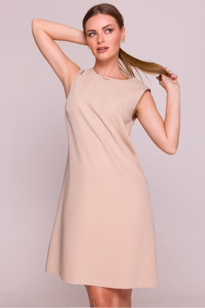 Sukienka Model S408 Beige - Stylove — zdjęcie 1