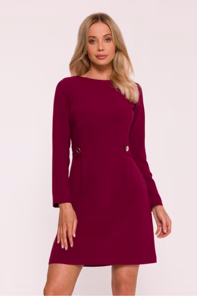 Sukienka Model S419 Bordo - Stylove — zdjęcie 1