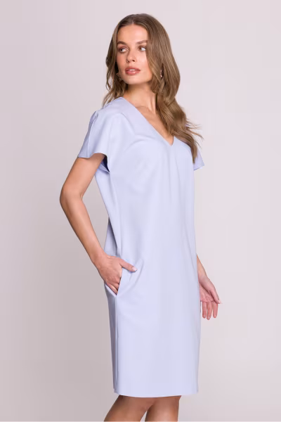 Sukienka Model S392 Błękit - Stylove — zdjęcie 1