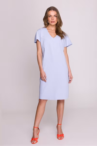 Sukienka Model S392 Błękit - Stylove — zdjęcie 2