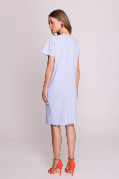 Sukienka Model S392 Błękit - Stylove — zdjęcie 3
