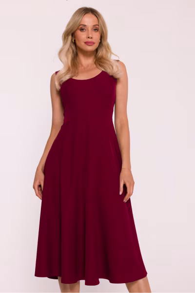 Sukienka Model S424 Bordo - Stylove — zdjęcie 1