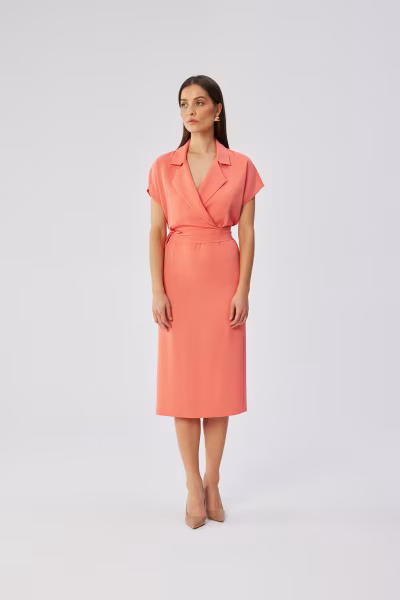 Sukienka Model S363 Orange - Stylove — zdjęcie 1