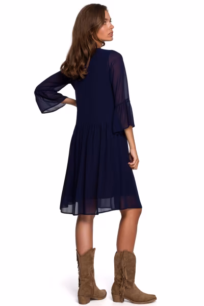 Sukienka Model S236 Navy - Stylove — zdjęcie 2