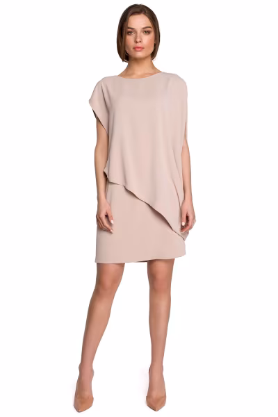 Sukienka Model S262 Beige - Stylove — zdjęcie 1