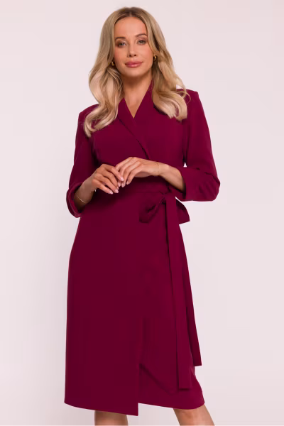 Sukienka Model S415 Bordo - Stylove — zdjęcie 1