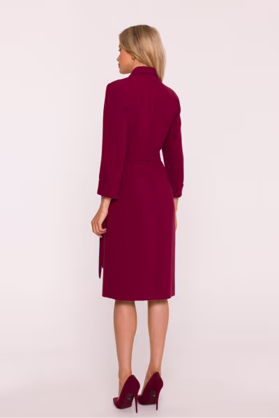 Sukienka Model S415 Bordo - Stylove — zdjęcie 3