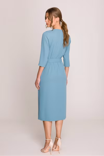 Sukienka Model S396 Cold Blue - Stylove — zdjęcie 3