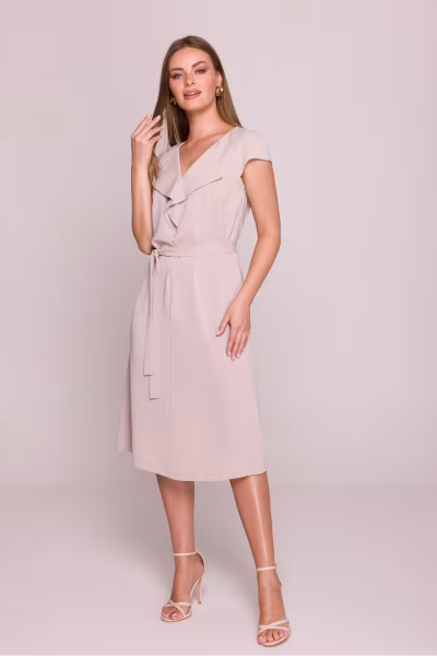 Sukienka Model S411 Beige - Stylove — zdjęcie 1