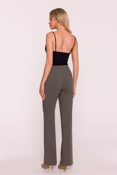 Spodnie Damskie Model S418 Khaki - Stylove — zdjęcie 3