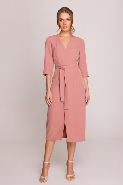 Sukienka Model S396 Różany - Stylove — zdjęcie 2