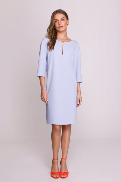 Sukienka Model S394 Błękit - Stylove — zdjęcie 2