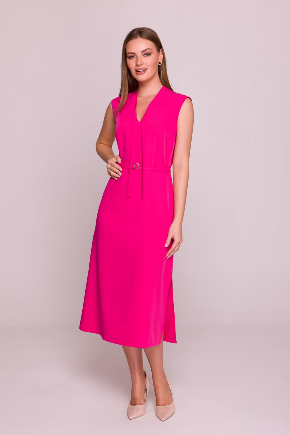 Sukienka Model S410 Pink - Stylove