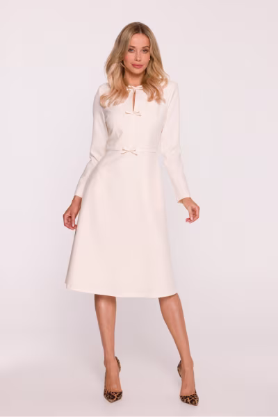 Sukienka Model S414 Kość Słoniowa - Stylove — zdjęcie 2