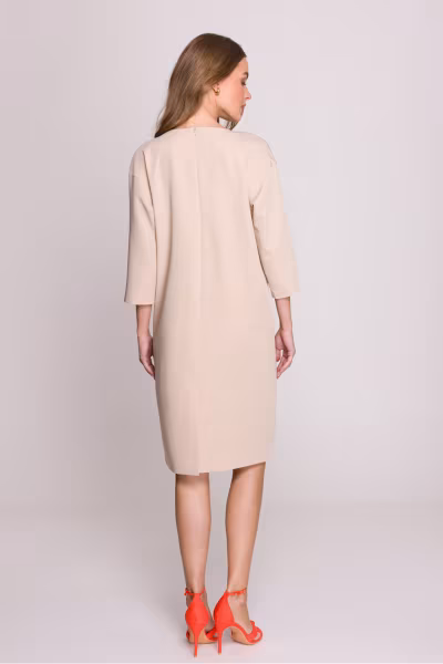 Sukienka Model S394 Beige - Stylove — zdjęcie 3