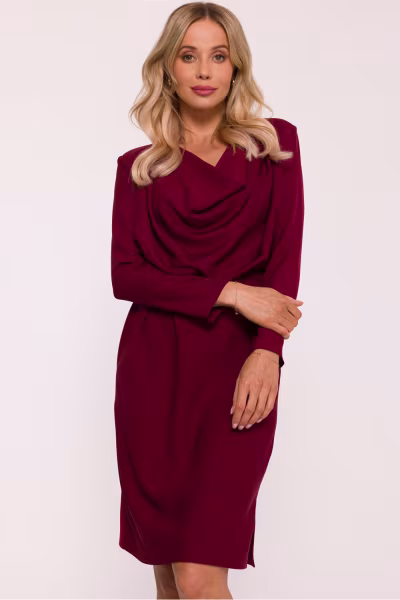 Sukienka Model S428 Bordo - Stylove — zdjęcie 1