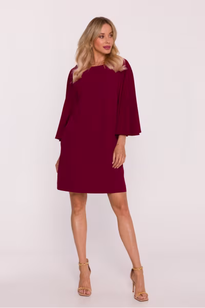 Sukienka Model S426 Bordo - Stylove — zdjęcie 2