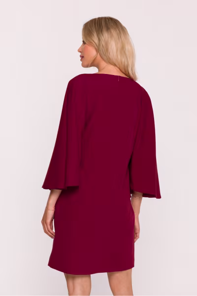 Sukienka Model S426 Bordo - Stylove — zdjęcie 3