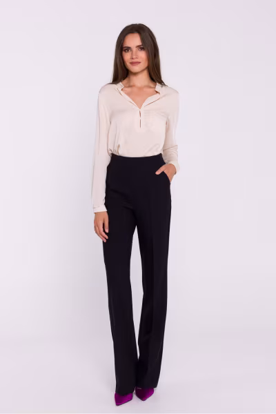 Spodnie Damskie Model S371 Black - Stylove — zdjęcie 1