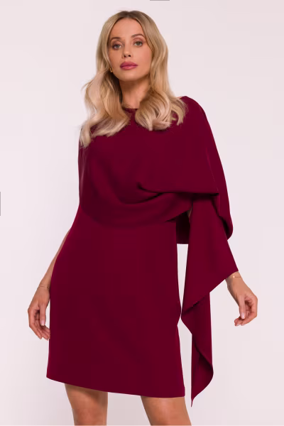 Sukienka Model S423 Bordo - Stylove — zdjęcie 1