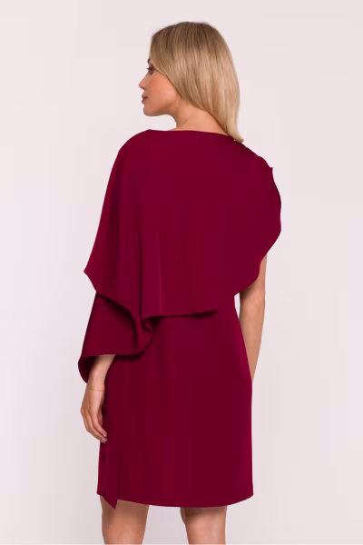 Sukienka Model S423 Bordo - Stylove — zdjęcie 3