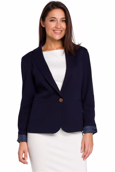 Żakiet Model S154 Navy - Stylove — zdjęcie 1