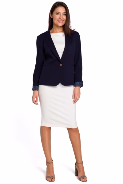 Żakiet Model S154 Navy - Stylove — zdjęcie 2