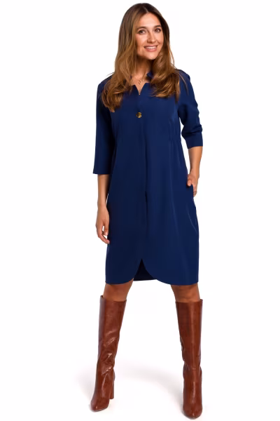 Sukienka Model S189 Navy - Stylove — zdjęcie 1