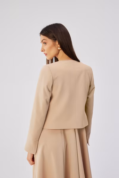 Marynarka Model S368 Beige - Stylove — zdjęcie 3