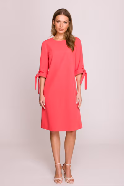 Sukienka Model S393 Coral - Stylove — zdjęcie 1