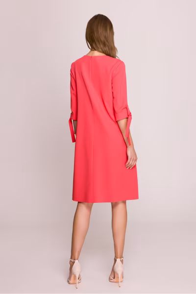 Sukienka Model S393 Coral - Stylove — zdjęcie 2