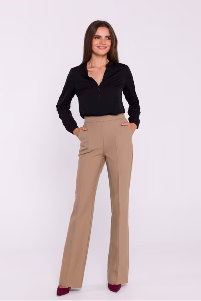Spodnie Damskie Model S371 Beige - Stylove — zdjęcie 1