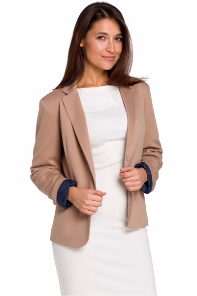Żakiet Model S154 Beige - Stylove — zdjęcie 1