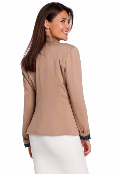 Żakiet Model S154 Beige - Stylove — zdjęcie 3