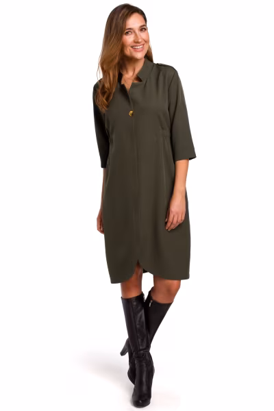Sukienka Model S189 Khaki - Stylove — zdjęcie 1