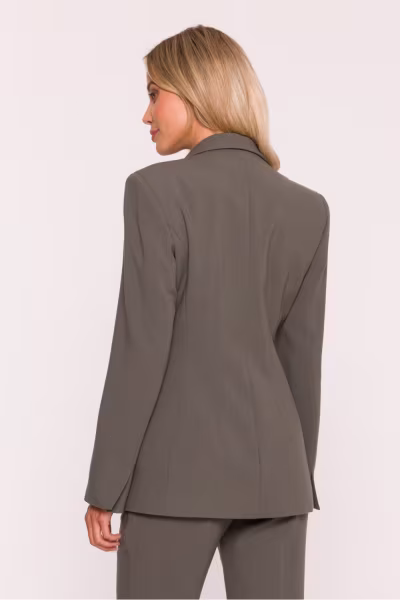 Marynarka Model S417 Khaki - Stylove — zdjęcie 3
