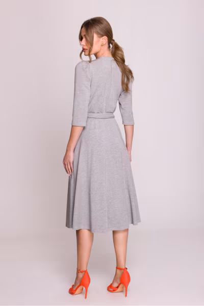 Sukienka Model S404 Grey - Stylove — zdjęcie 2