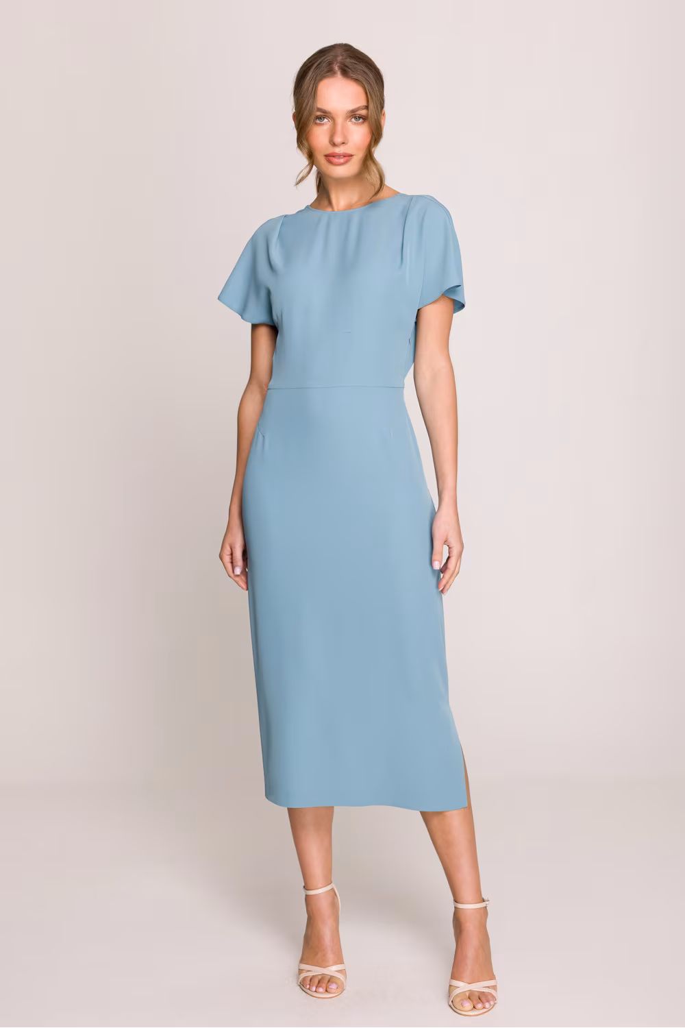 Sukienka Model S398 Cold Blue - Stylove