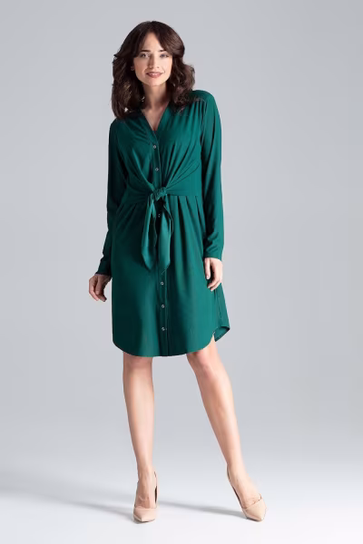 Sukienka Model L031 Green - Lenitif — zdjęcie 1