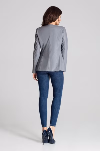 Żakiet Model L073 Grey - Lenitif — zdjęcie 3