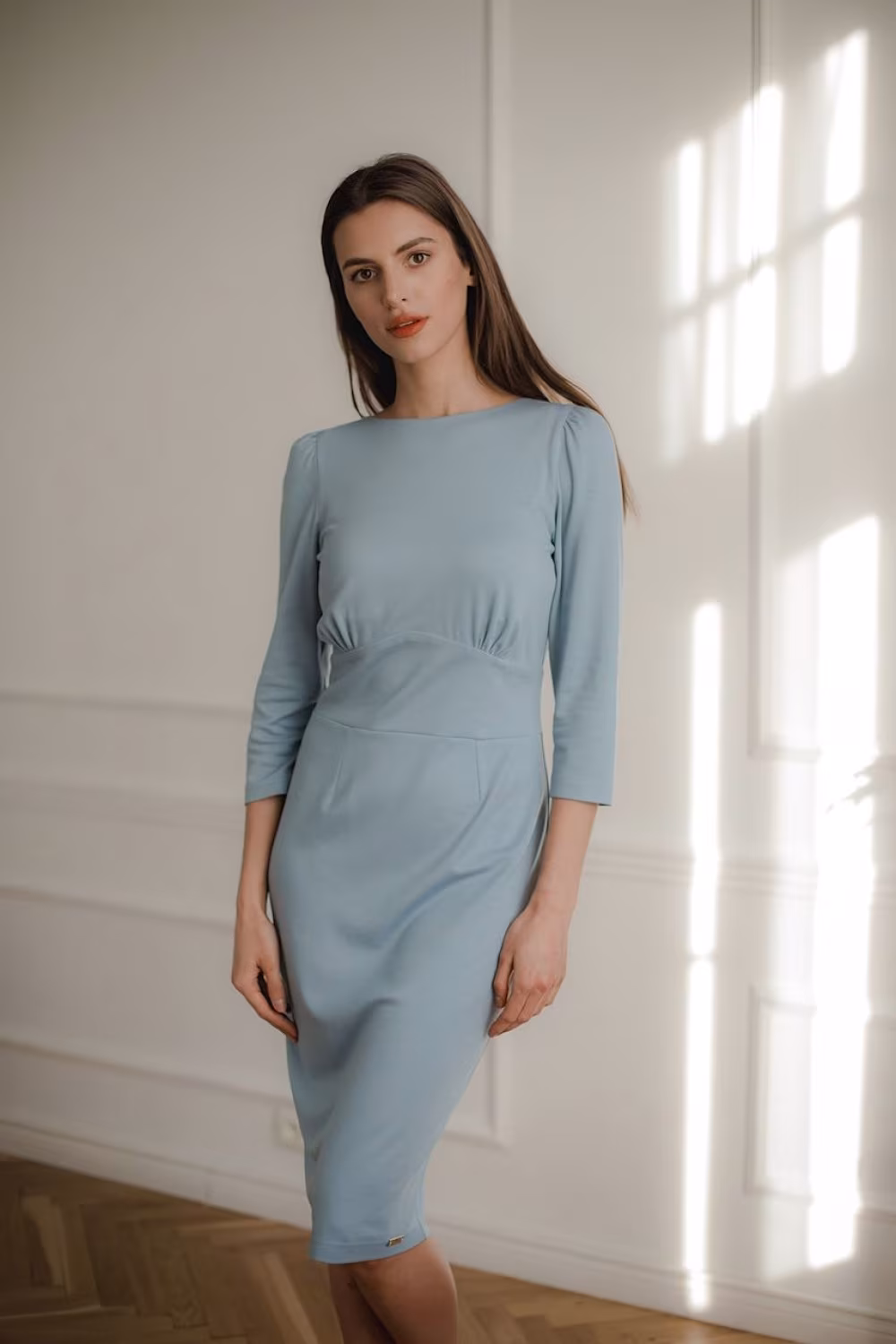 Sukienka Model L079 Blue - Lenitif