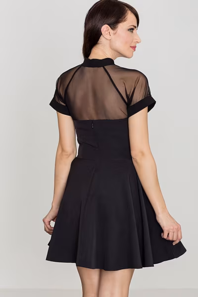 Sukienka Model K399 Black - Lenitif — zdjęcie 2