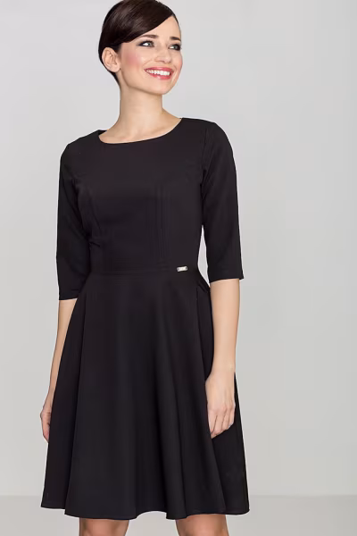 Sukienka Model K219 Black - Lenitif — zdjęcie 1