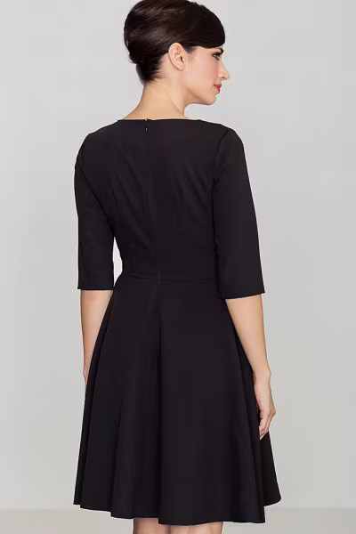 Sukienka Model K219 Black - Lenitif — zdjęcie 2