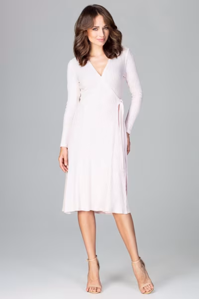 Sukienka Model K465 Pink - Lenitif — zdjęcie 1