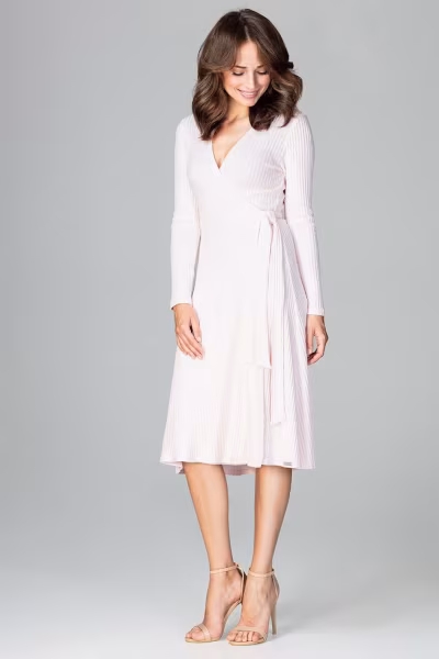 Sukienka Model K465 Pink - Lenitif — zdjęcie 2