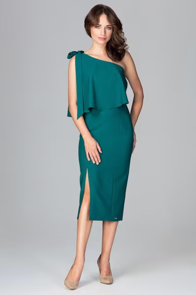 Sukienka Model K489 Green - Lenitif — zdjęcie 1