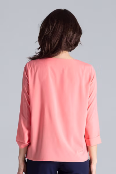 Bluzka Model L035 Coral - Lenitif — zdjęcie 3