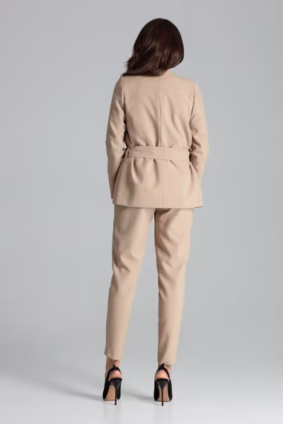 Żakiet Model L061 Beige - Lenitif — zdjęcie 3
